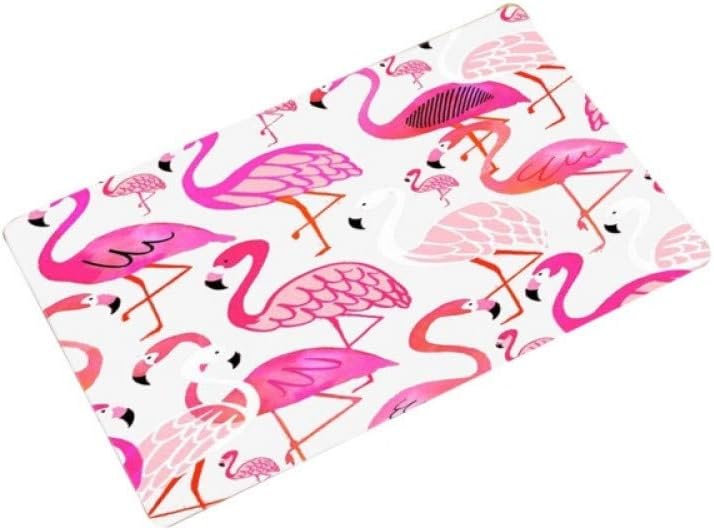 GKLKU Anti-Rutsch-Pad Dicker Flamingo 40 * 60cm Strand Teppich Teppich