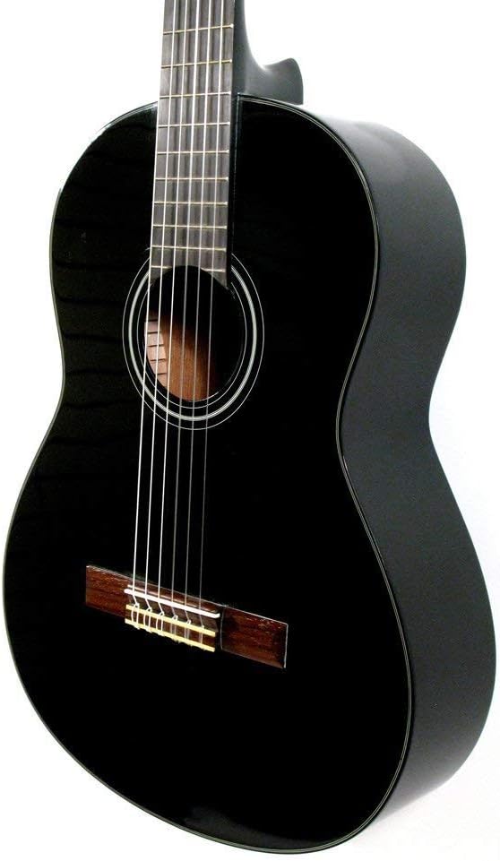 Yamaha C40II Full Size Classical Concert Guitar - Black, 4/4 - Image 3