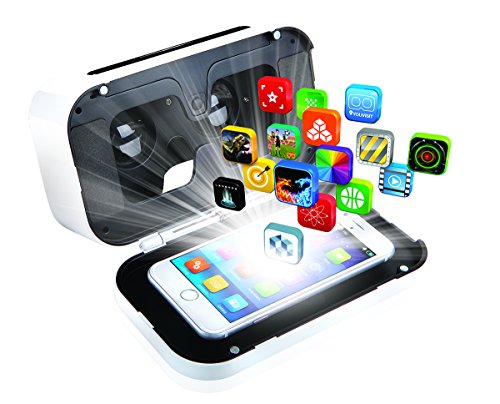 Smartphone-360-Virtual-Reality-Headset-with-Audio-Jack-3D-Gaming-and-Video-Experience-One-Touch-Control-Buttons-Apple-iPhone-Samsung-Android-Smartphones-White