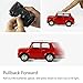 Toy Diecast Car Play Vehicles, Classic Diecast Model Cars, Old Car Models, Moving Vehicle Toys, Pull Back Action with Lights and Sounds 1:38 - iPlay, iLearn (Red)