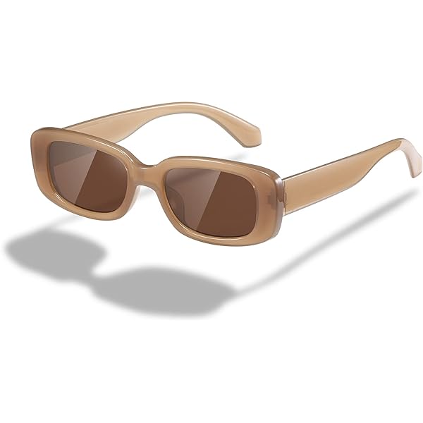 Amazon.com: BUTABY Rectangle Sunglasses for Women Retro