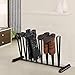 Yescom Upgraded 4 Pairs Black Metal Boot Rack 17.1 Inch Tall Standing Shoe Racks Holds 4 Pairs for Tall Boot, Rain Boot, Knee-High Maintain Boot Home Closet Shoes Shelf Sturdy