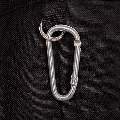 Meowoo Clothespins Bag Hanging Storage Organizer Clothes Peg Bag for Indoor and Outdoor Use (Black - Thumbnail 3