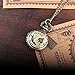 Avaner Mens Pocket Watch, Vintage Steampunk Fob Watches, Classic Retro Engraved Royal Flush Antique Bronze Poker Pocket Watch Unique Cool Gift for Father