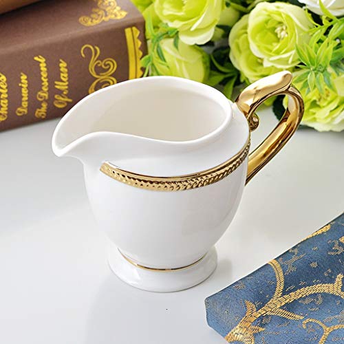 ZYLBDNB Zuckerdose milchkännchen Set Kreative Keramik Creamer mit Griff/Servierte Pitcher/Sauce Pitcher/Milch Kaffee…