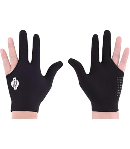 ANIMSWORD Gants De Billard Respirants – Gant Main Gauche Ou Droite Anti-Glisse Pour Queue De Billard – Confort Et Précision Optimales