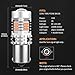 OXILAM BA15S 7506 1156 LED Turn Signal Light Bulb with Build-in Load Resistor CANBUS Error Free 2200K Amber Yellow 2800LM for 1156A 1003 1141 P21W Bulb Replacement (2PCS)