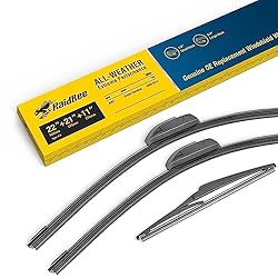 3 Wiper Blades 22"/21/11" Replacement for Jeep