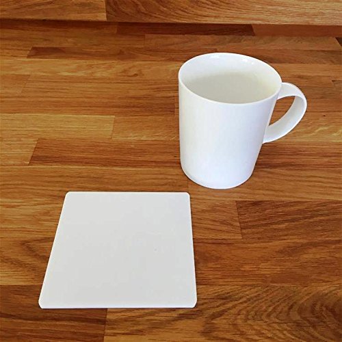 Super Cool Creations Coasters - Square - White - 8 Set — image 1