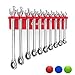 Olsa Tools Magnetic Wrench Organizer | Wrench Holder Fits Wrenches SAE 3/8" Thru 15/16" & Metric 10mm Thru 19mm | Premium Quality Tool Organizer (RED) primary