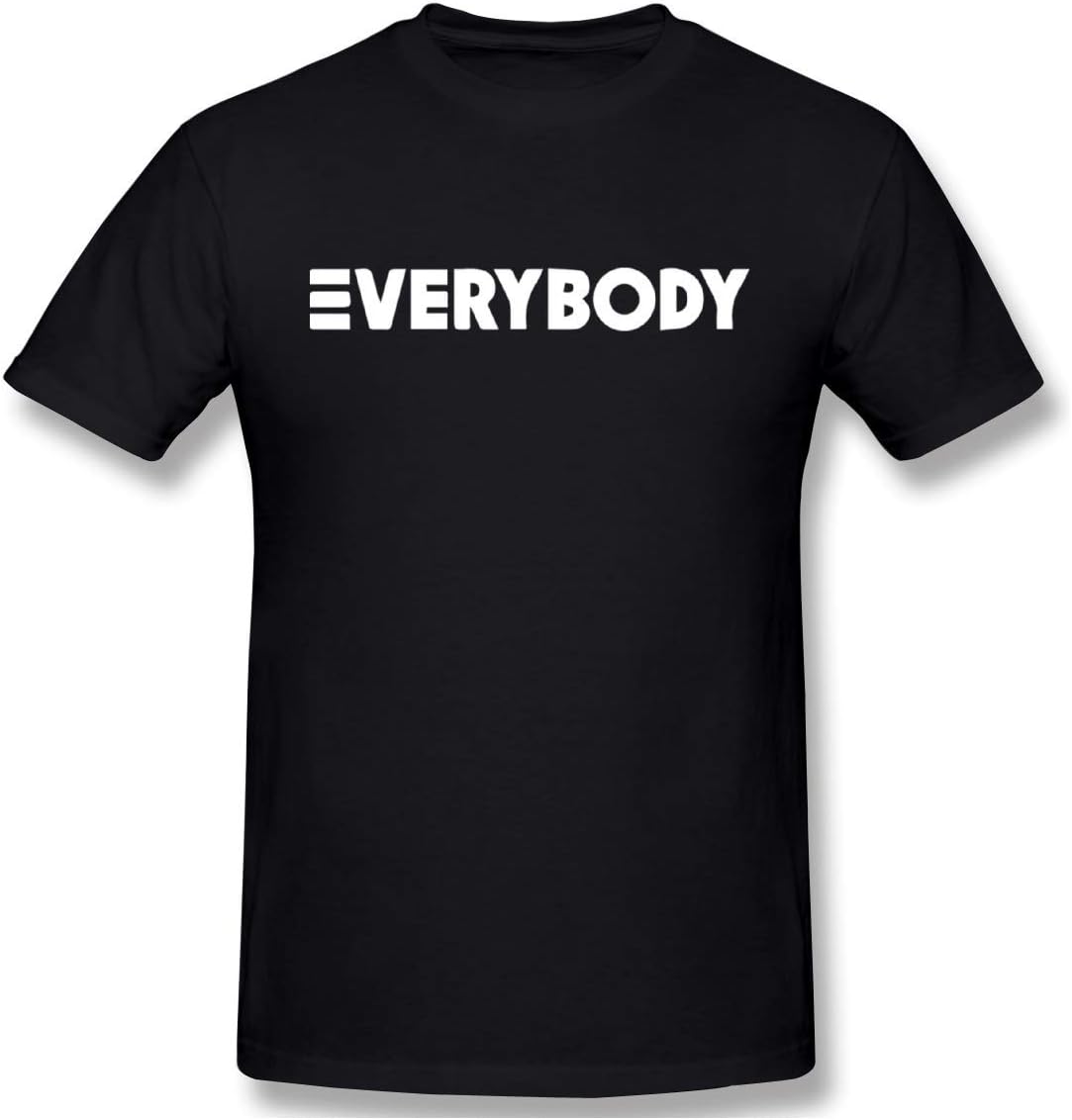 TilliessLeve Men's Logo Print of Logic Everybody Cool T Shirts Black