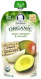 Gerber Organic 3rd Foods Fruits - Pears Mangoes & Avocado - 4.23 oz - 6 pk