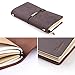 Leather Writing Journal Notebook Refillable, Handmade Travelers Notebook for Men & Women, Perfect for Writing, Gifts, Travelers, Standard Size 8.5