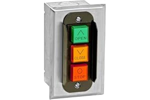 MMTC PBC-3 Nema 1 Three Button Interior Flush Mount Control Station Momentary