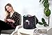 Kenley Knitting Yarn Bag - Wool Skeins Yarn Ball Holder Organizer & Storage Basket - Travel Tote Bag with Slits & Pockets for Crochet Hooks Needles & Accessories - Protects Wool - Prevents Tangling