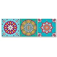 signwin-3 Piece Canvas Wall Art-National Pattern-Canvas Prints Home Artwork Decoration for Living Room,Bedroom - 12