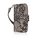 Hydro Icon / Hydro Life Wallet Case, MPERO FLEX FLIP Wallet Case for Kyocera Hydro Icon / Hydro Life - Black Lace