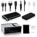 Qi-Infinity™ Surface Pro 4 External Battery - 35,000 mAH Extended Pack for Windows Microsoft Tablet Surface Pro 1 2 3 4 & Surface Book - Includes 4 USB Ports, AC Adapter & Accessories in Bundle