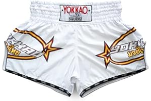 YOKKAO Muay Thai Boxing Shorts for Men & Women | Premium Satin Shorts for Athletes | Ideal for Training & Competition