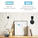 Birsppy PDTXCLS Green Hills Echo Dot Wall Mount for 3rd Gen, Echo Dot Holder for Speaker, Space-Saving Echo Accessories for Your Smart Home, with Hide Messy Wires Arrangement (Black, 2-Pack)