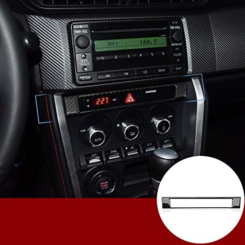 wroadavee Carbon Fiber Center Console Control Frame Cover Trim for Subaru BRZ 2012-2019