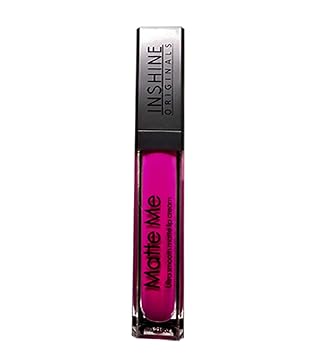 INSHINE Matte Me Ultra Smooth Matte Lip Cream, Fuchsia Smile 814, 6ml