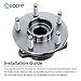 ECCPP 513214 Front Wheel Hub Bearing Assembly fit for 04 05 06 07 08 09 10 11 12 Chevy Malibu 08-10 Chevy Cobalt HHR SS ONLY 05-10 Pontiac G6 07-09 Saturn Aura 5 Lugs w/ABS