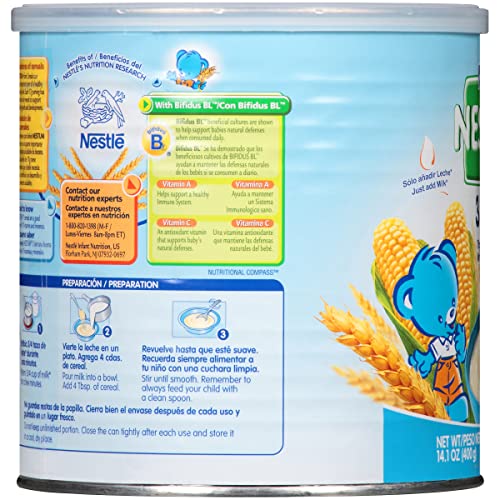 Nestle Nestum Junior Cereal, 3 Cereals Wheat, Corn & Rice, Made for
