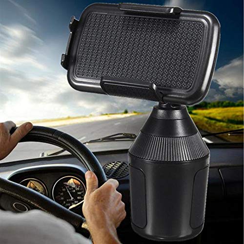 Londony  Adjustable Automobile Cup Holder Phone Mount for iPhone Samsung Galaxy, Xperia iPod, Smartphones, MP3, GPS Black - Thumbnail 3
