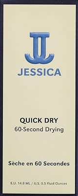 JESSICA Quick Dry Nail Polish Drops 60 Sec Drying Clear Top Coat 14.8ml view 2