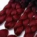 Braiding Hair Ombre Braiding Hair 24 Inch 5PCS/Lot Kanekalon High Temperature Jumbo Braids for Twist Crochet Braiding Hair(5PCS, Black/BUG)