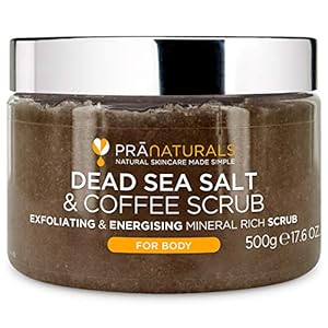 PraNaturals-Dead-Sea-Salt-Coffee-Body-Scrub-500g-Natural-formula-Exfoliating-Nourishing-Hydrating-Made-with-Arabica-coffee-powder-No-parabens-Vegan-Cruelty-Free PraNaturals Dead Sea Salt & Coffee Body Scrub 500g - Natural formula, Exfoliating, Nourishing & Hydrating, Made with…