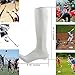 Three street Unisex Sport Long Knee-High Breathable Soccer Running Compression Socks(2-12 Pairs)