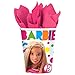 Amscan Barbie Sparkle Party Supplies Pack for 16 Guests: Straws, Dessert Plates, Beverage Napkins, and Cups