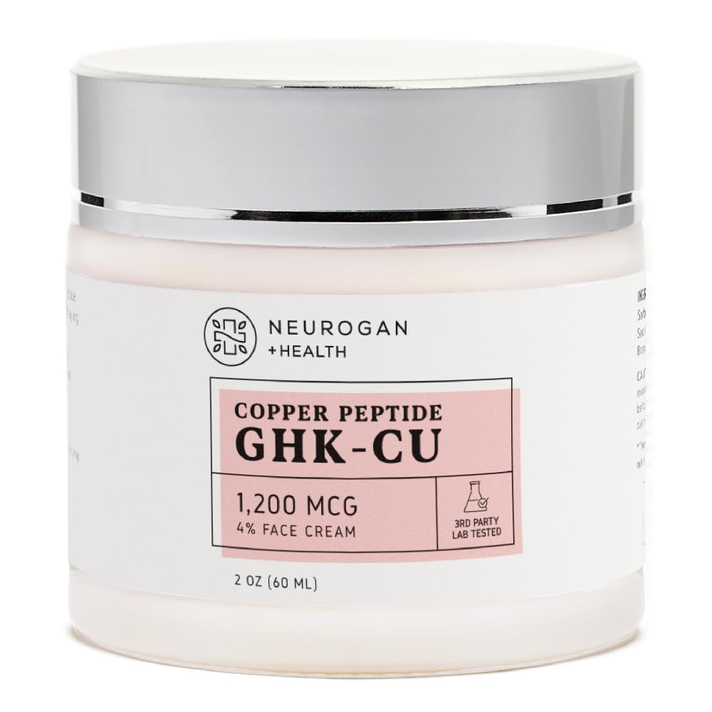 neurogan health ghk cu GHK-CU Copper Peptide, Hair & Scalp Serum, 2 oz (60 ml)