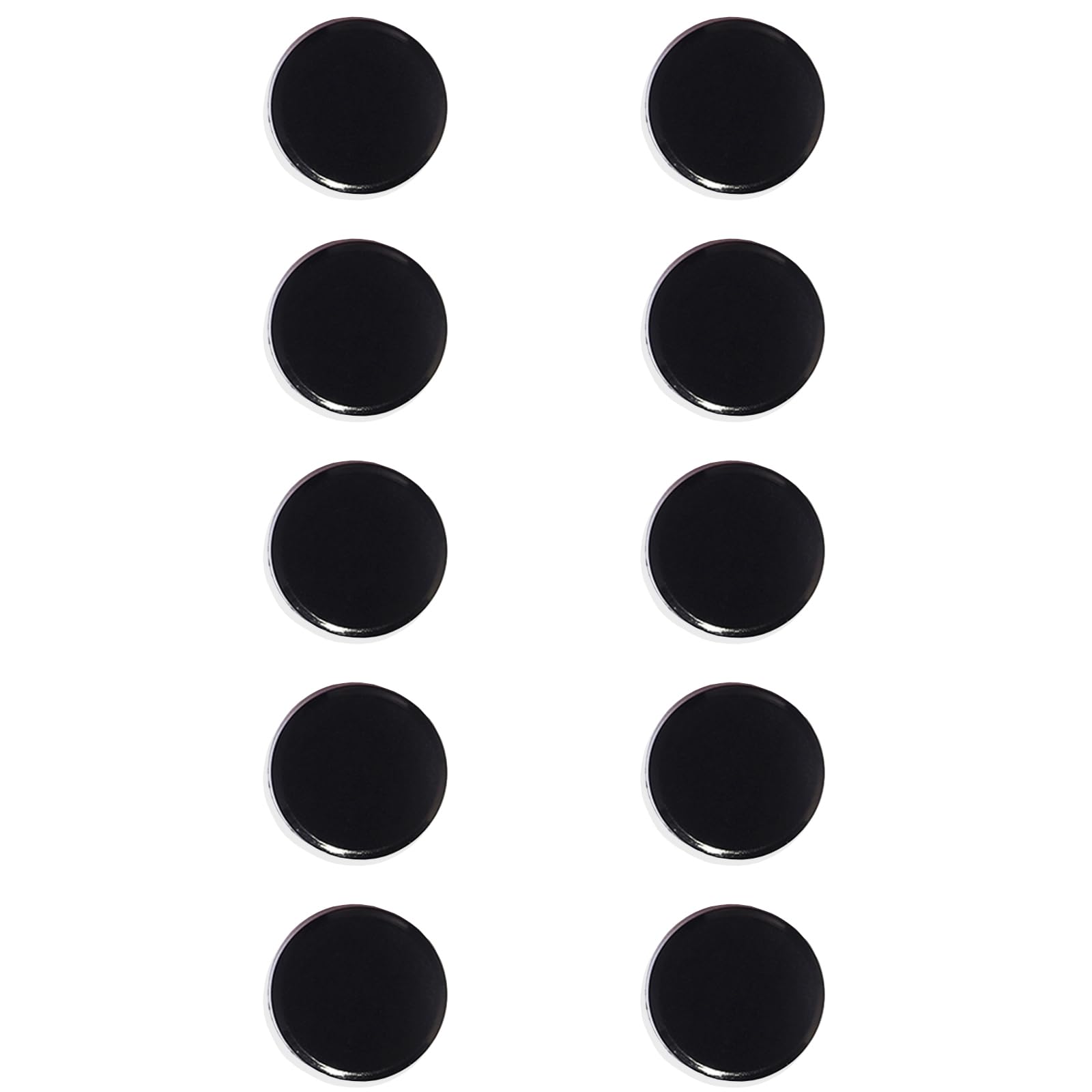 PYJLBX Fridge Magnets – 10 Pack Strong Mini Round Heavy Duty Magnets for Whiteboard, Notice Board, Office & Crafts – Colourful Small Black Magnets for Adult, Refrigerator, Memo, School, Home,Kitchen