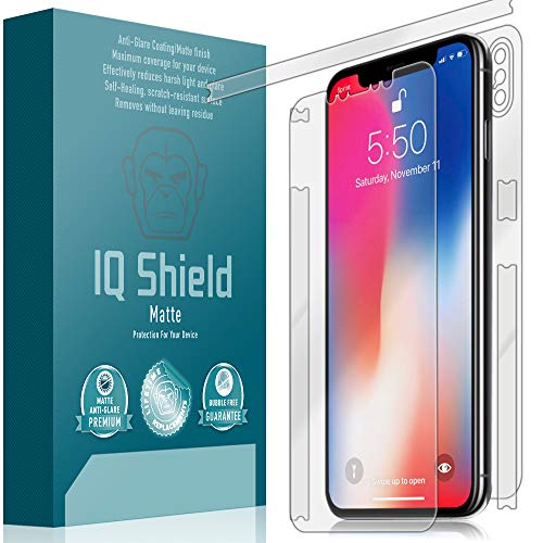 Iq Shield Matte Full Body Skin Compatible With Apple Iphone Xs Max