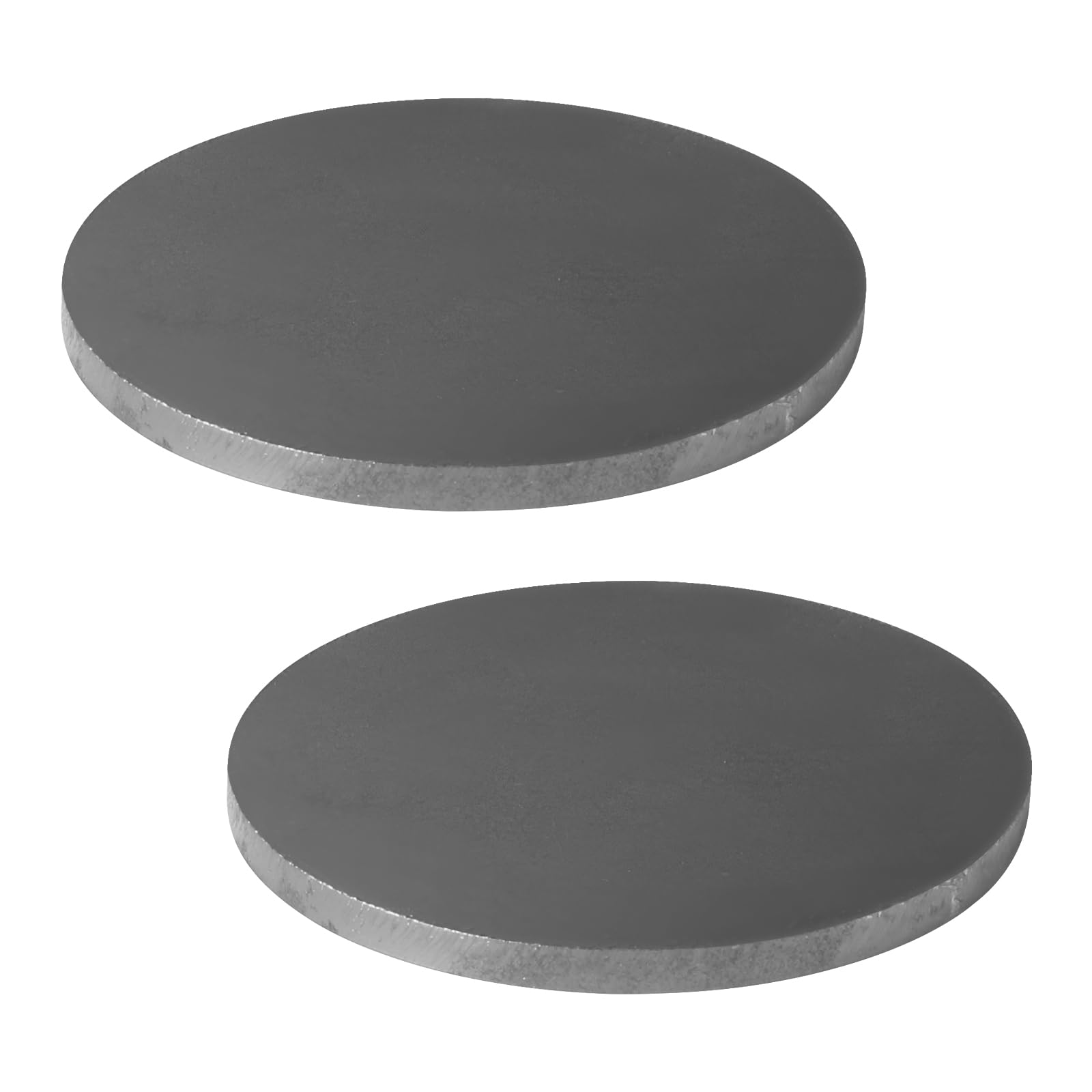 Photo 1 of 1/8" Steel Plate, Disc Shaped, 2" Diameter, A36 Steel, Round, Circle 2 PC LOT