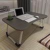 VLikeze-Laptop-Desk-Laptop-Bed-Table-with-Foldable-Legs-Cup-Slot-Reading-Holder-Notebook-Stand-Breakfast-Bed-Tray-Book-Holder-for-Sofa-Bed-Terrace-Balcony-Garden-Black VLikeze Laptop Bed Table, Portable Bed Desk for Laptop, Foldable Laptop Lap Desk with Cup Holder Laptop Stand Breakfast…