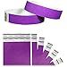 Goldistock Event Wristbands Original Series Neon Purple 500 Count | ¾” Arm Bands | Paper-Like Party Armbands | Wrist Bands