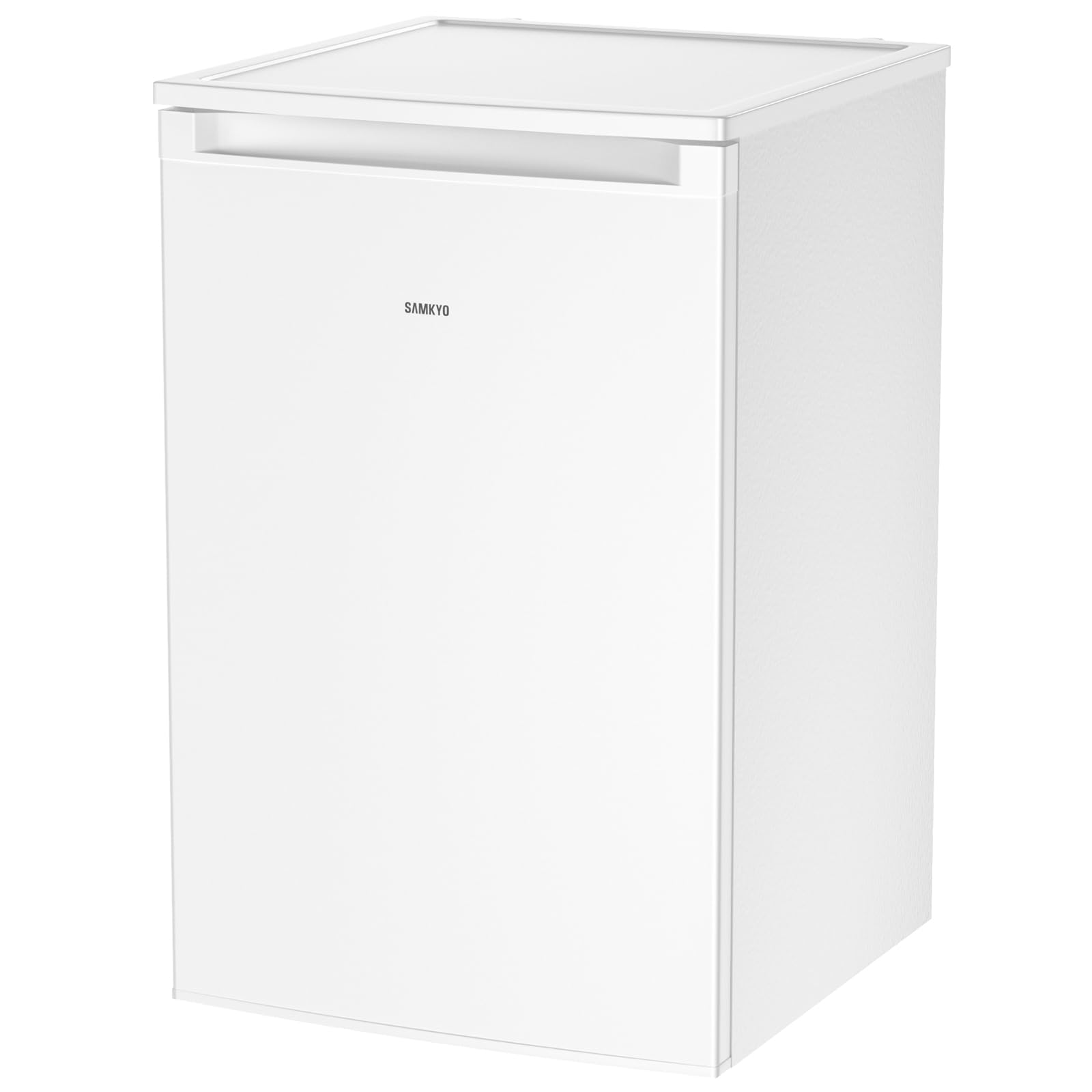 SAMKYO 冷凍庫 100L 前開き 家庭用 セカンド冷凍庫 大容量 急速冷凍 縦型 4段階温度調節 小型 コンパクト 静音 省エネ 耐熱天板 ZU100 ホワイト