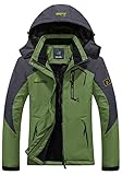 Wantdo Women's Waterproof Mountain Jacket Fleece Windproof Ski Jacket