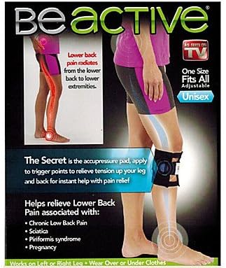 ZX Therapeutic Beactive Brace Point Pad Leg Be Active for Back Pain Acupressure Sciatic