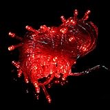1 X 100 LED 10m String Decoration Light for Christmas Party Wedding 110V (red) Ships from CA
