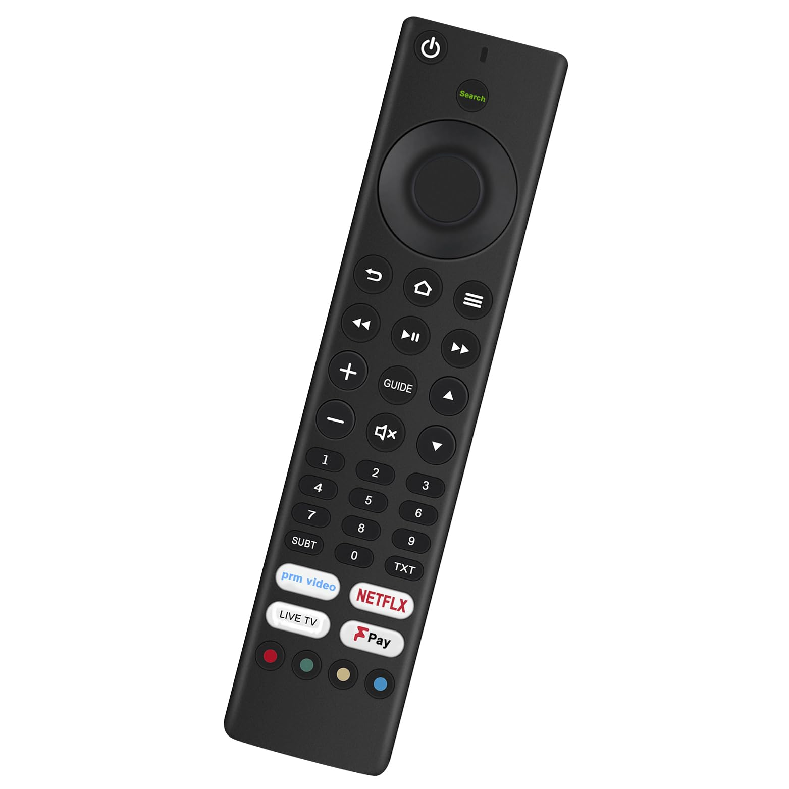 VINABTY Replaced IR Remote RM-C3255 Fit for JVC TV Edition Smart 4K Ultra HD LED TV LT-55CF820 LT-50CF820 LT-65CF810, No Voice Func