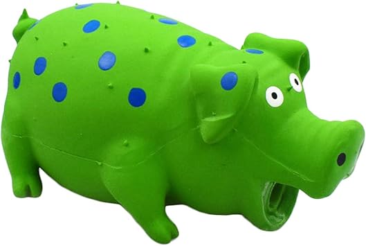 Amazon Balacoo ラテックスブタのおもちゃ歯研削おもちゃの犬噛むおもちゃの犬子犬のペットの犬 緑 Balacoo 噛むおもちゃ 通販