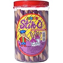 Amazon.com: Junior Stik-O Ube Wafer Stick 380g : Grocery & Gourmet 