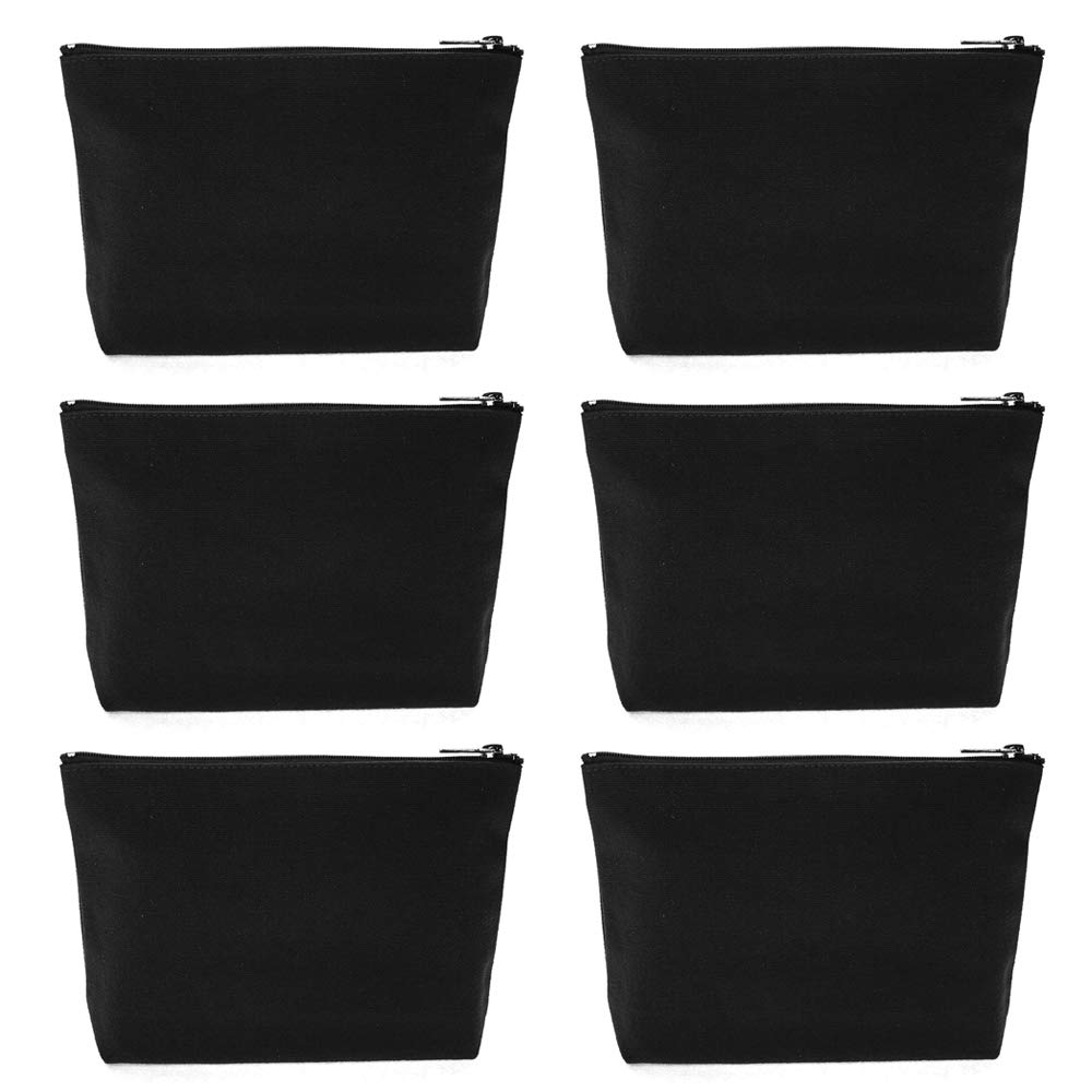 Best Black Canvas Makeup Bag