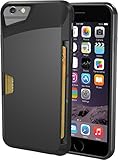 iPhone 6/6s Wallet Case - Vault Slim Wallet for iPhone 6/6s (4.7inch) Ultra Slim Protective Phone Cover (Midnight Black)