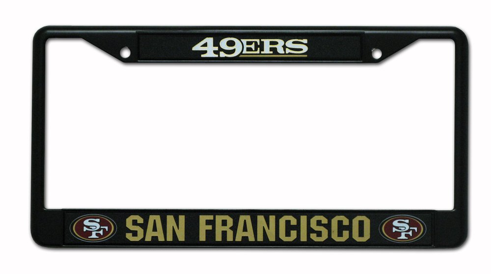 San Francisco Giants Black Metal License Plate Frame Beauty